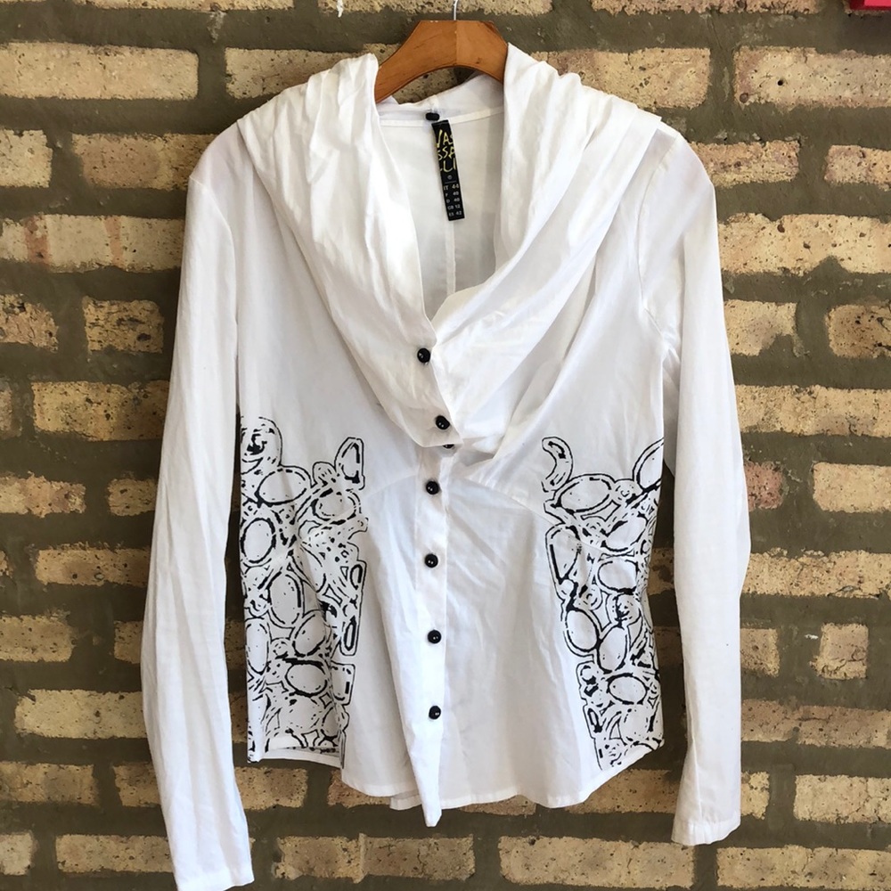 Vassalli Made in Italy Printed Button Up